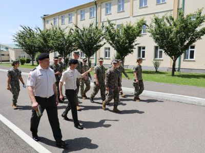 Visit of Representatives of the US Naval Academy