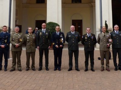Visit of the Academy's delegation to the Center for Defense Higher Studies in Italy