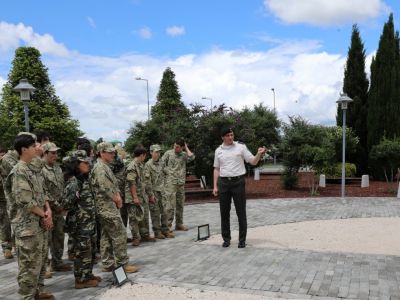The Visit of the General Mazniashvili Youth Legion to the Academy