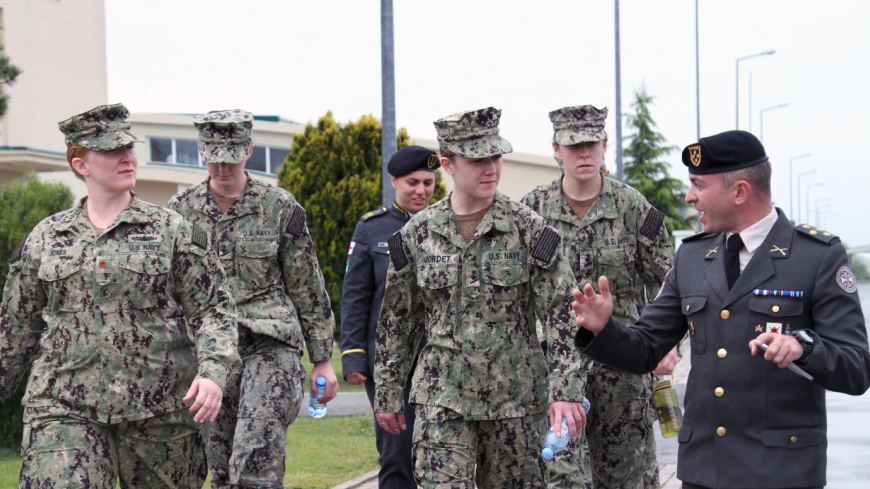 Visit of United States Naval Academy Delegation to the NDA