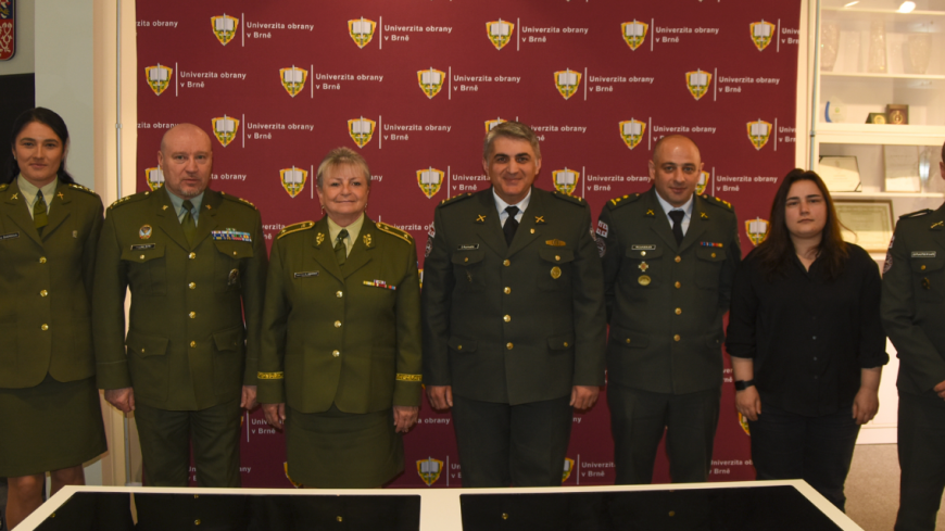 Representatives of the Academy at the University of Defence, Czech Republic