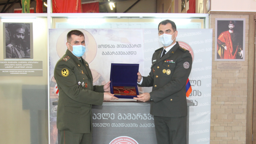 Representatives of the Armenian Military University at the Academy