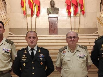 The Rector of the Academy visited the Military Academy and the Joint Staff College of Spain