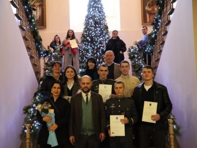 Junkers of the third year of the National Defence Academy were awarded the Mayor's Scholarship of Zugdidi
