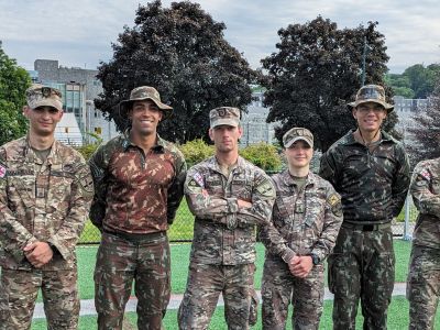 The fourth year Junkers  participated in a cadet field training at the West Point Military Academy