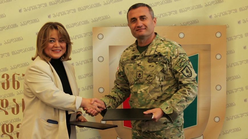 Memorandum was signed between LEPL - David Aghmashenebeli National Defence Academy of Georgia and LEPL - Zurab Zhvania School of Public Administration.  