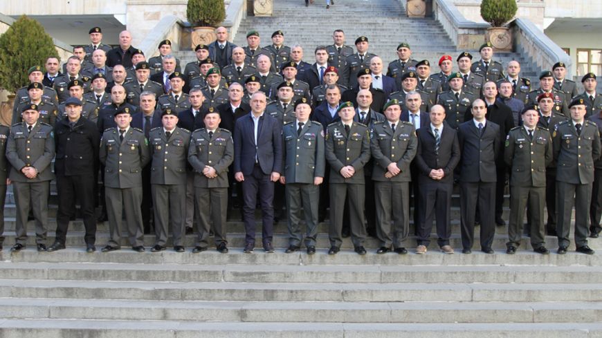 Visit of the Command and Staff College Listeners of National Defence Academy of Georgia to Parliament of Georgia